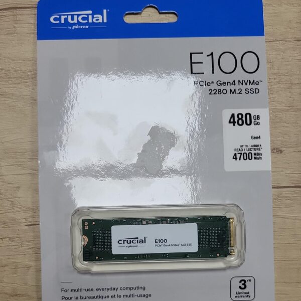 CRUCIAL e100 480gb