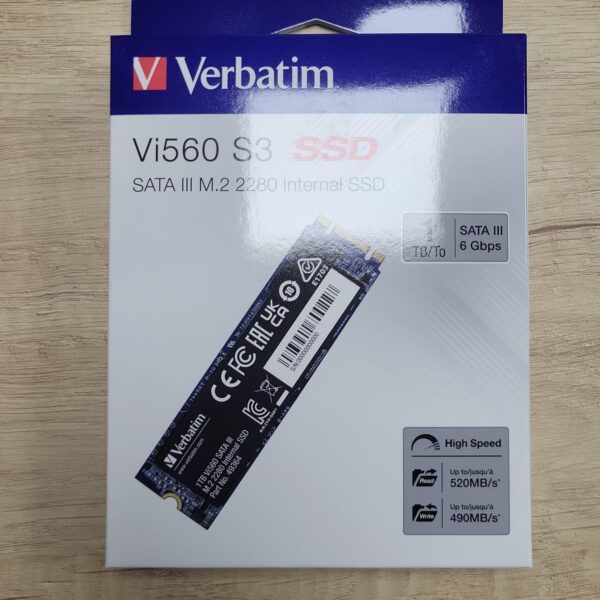 Disque SSD Verbatim Vi560 S3 512Go S ATA M.2 Type 2280