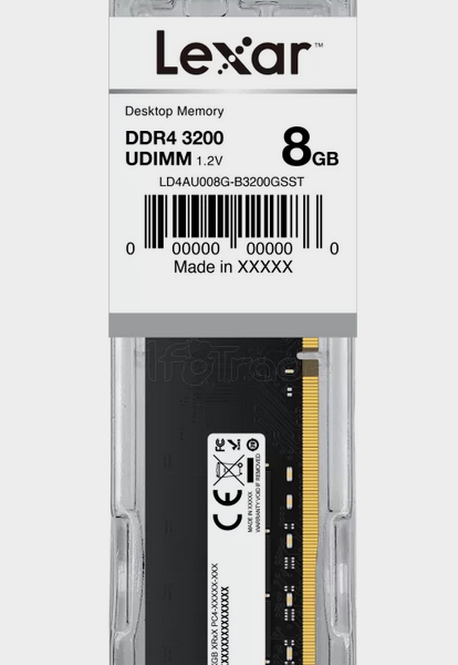 Barette mémoire 8 GO DIMM DDR Lexar